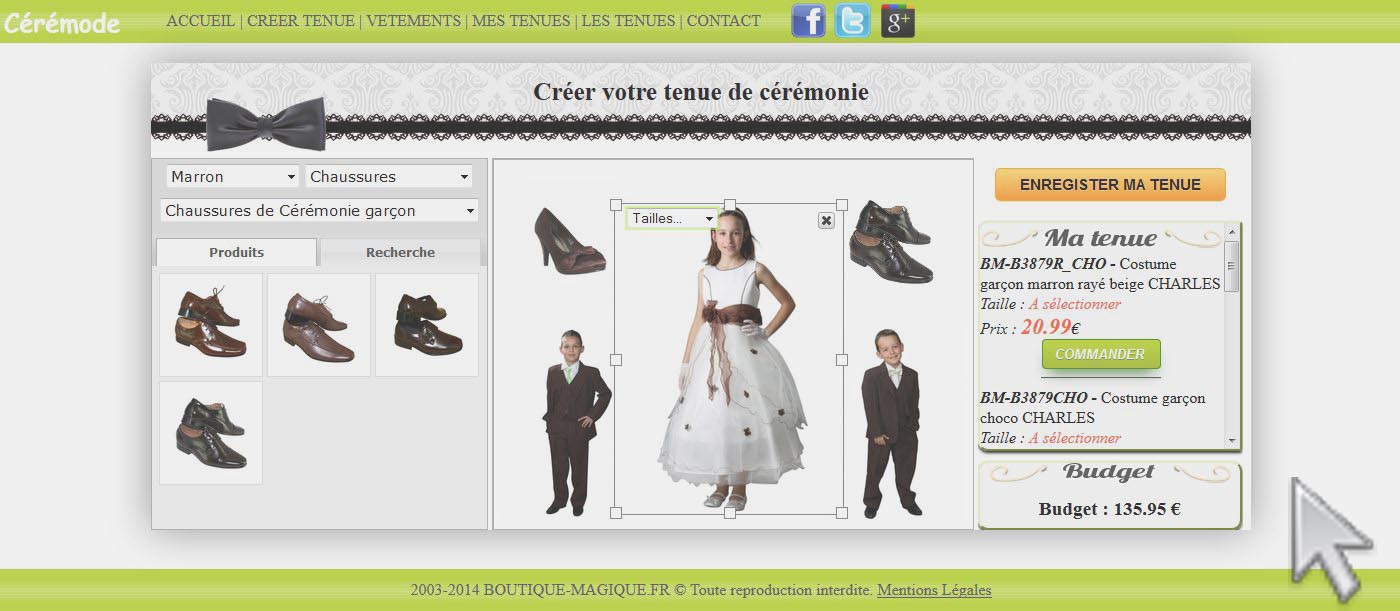 Créer sa tenue de cérémonie, cortège